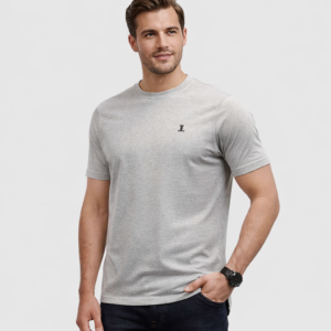 Men’s Premium Cotton Crew Neck T-Shirt – Slim Fit Casual Tee